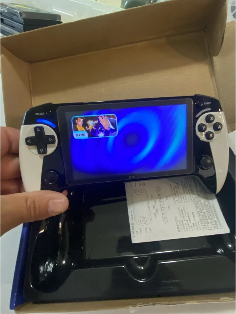 Saker Plus X9 (or X9 Retro Handheld Game Console) New Open Box